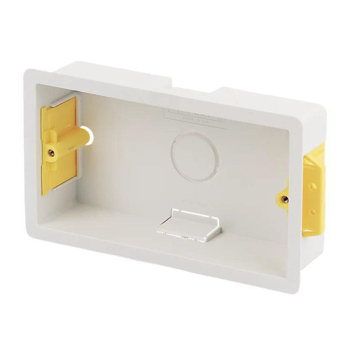 2 Gang 35mm Plastic Drylining Back Box